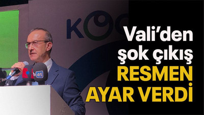 Vali’den şok çıkış RESMEN AYAR VERDİ